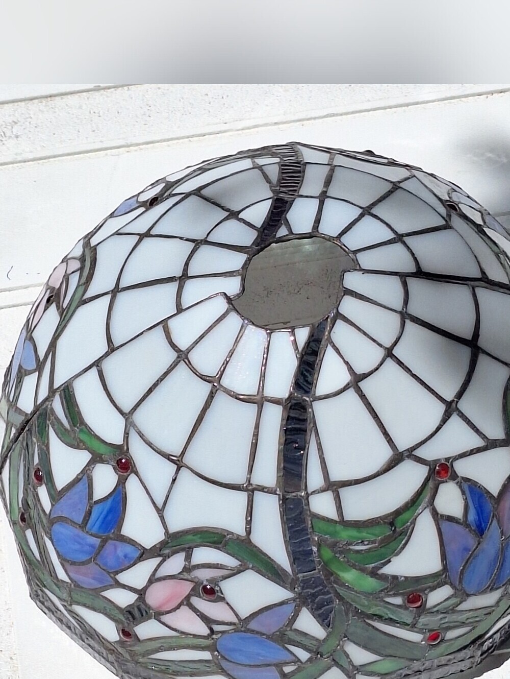 Tulip Flower Lamp Tiffany Style Stained Glass Wall Sconces - Picture 11 of 13